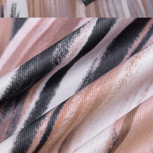 Coco Muted Palate Faux Wrap Bodycon Maxi Dress - Picture 7 of 11